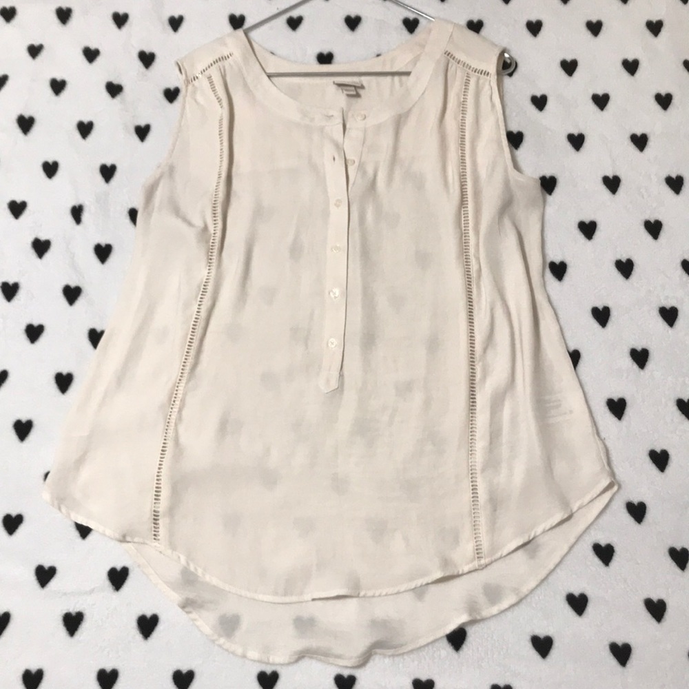 Merona ivory floaty blouse